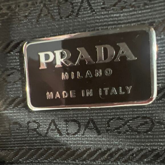 Prada Brown Nylon Drawstring Bucket Bag Authentic , Dust Bag Authenticity Card main image 14
